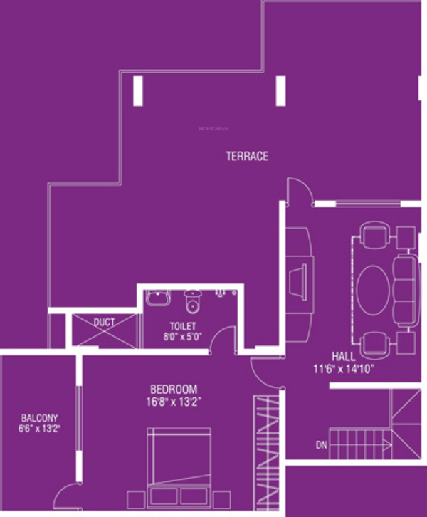 Upper Level Penthouse Plan (4BHK+5T (2,880 sq ft) Servant Room 2880 sq ft) Premier Royale Upper Level Penthouse Plan (4BHK+5T (2,880 sq ft) Servant Room 2880 sq ft)