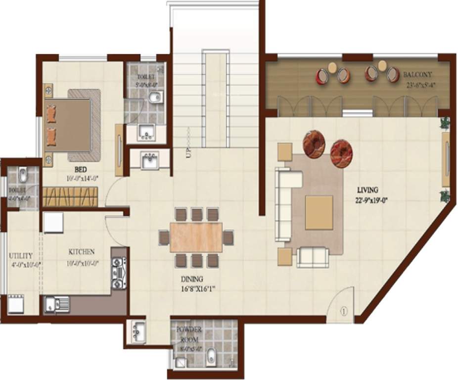  meadows Floor Plan Lower Level Duplex Plan