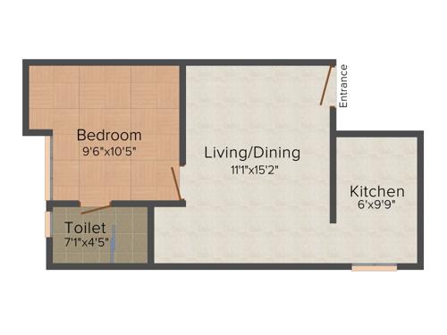 Jain Adwitiya (1BHK+1T (547 sq ft) 547 sq ft) Jain Adwitiya (1BHK+1T (547 sq ft) 547 sq ft)