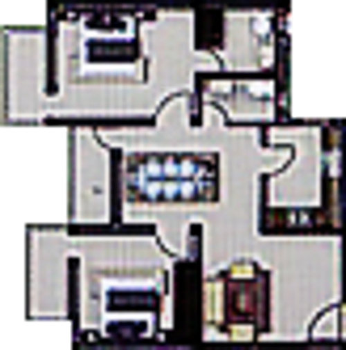 Ajiban Subhadra Palace (2BHK+2T (1,138 sq ft) 1138 sq ft)