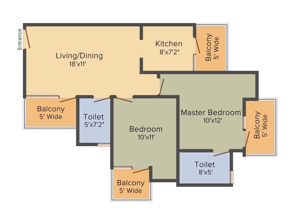 VVIP Homes (2BHK+2T (1,090 sq ft) 1090 sq ft)