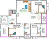 Srinidhi Apartments (2BHK+2T (1,200 sq ft) 1200 sq ft)