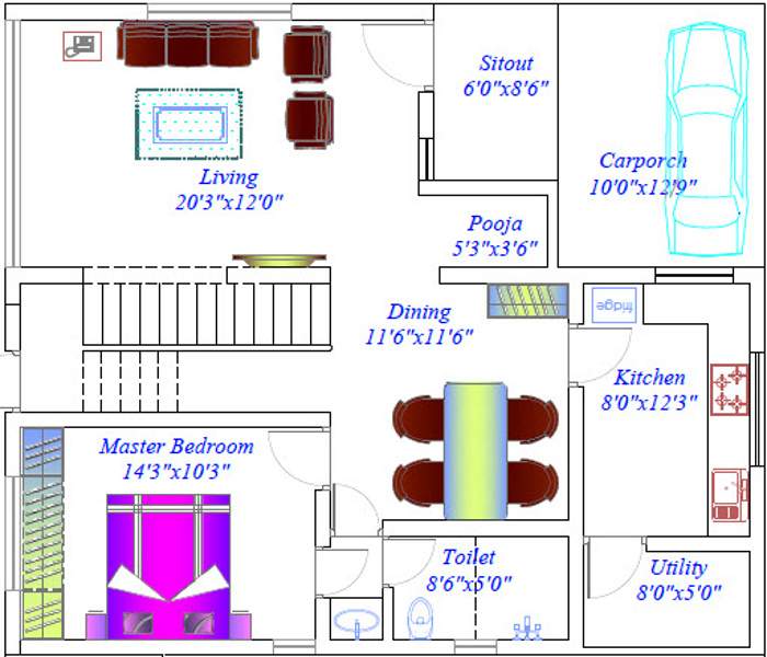 Sharada Ambaraj Ville (3BHK+3T (1,883 sq ft) 1883 sq ft)