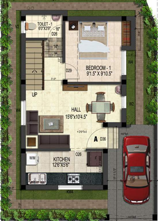 Sree Nivas Sree Nivas Integrated Township Villas (3BHK+3T (933 sq ft) 933 sq ft)