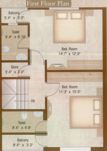 Aditya Pushti 2 Villas (3BHK+3T (1,250 sq ft) 1250 sq ft)