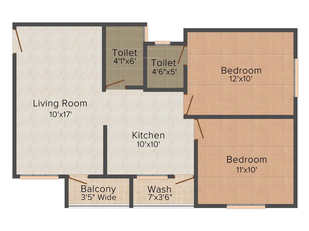 Sakar Gyan Kunj (2BHK+2T (900 sq ft) 900 sq ft)