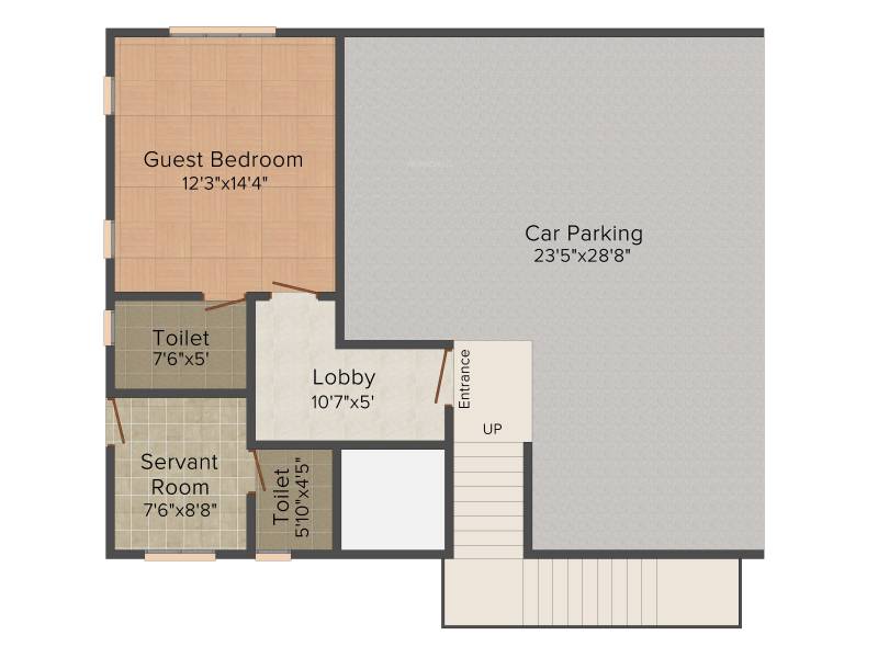 Arham Felicia (4BHK+4T (3,337 sq ft)   Servant Room 3337 sq ft)