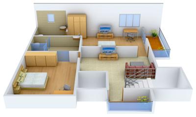 Arham Felicia (4BHK+4T (3,337 sq ft)   Servant Room 3337 sq ft)