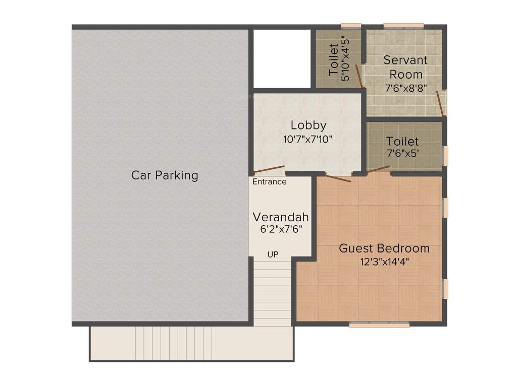 Arham Felicia (4BHK+4T (3,328 sq ft)   Servant Room 3328 sq ft)