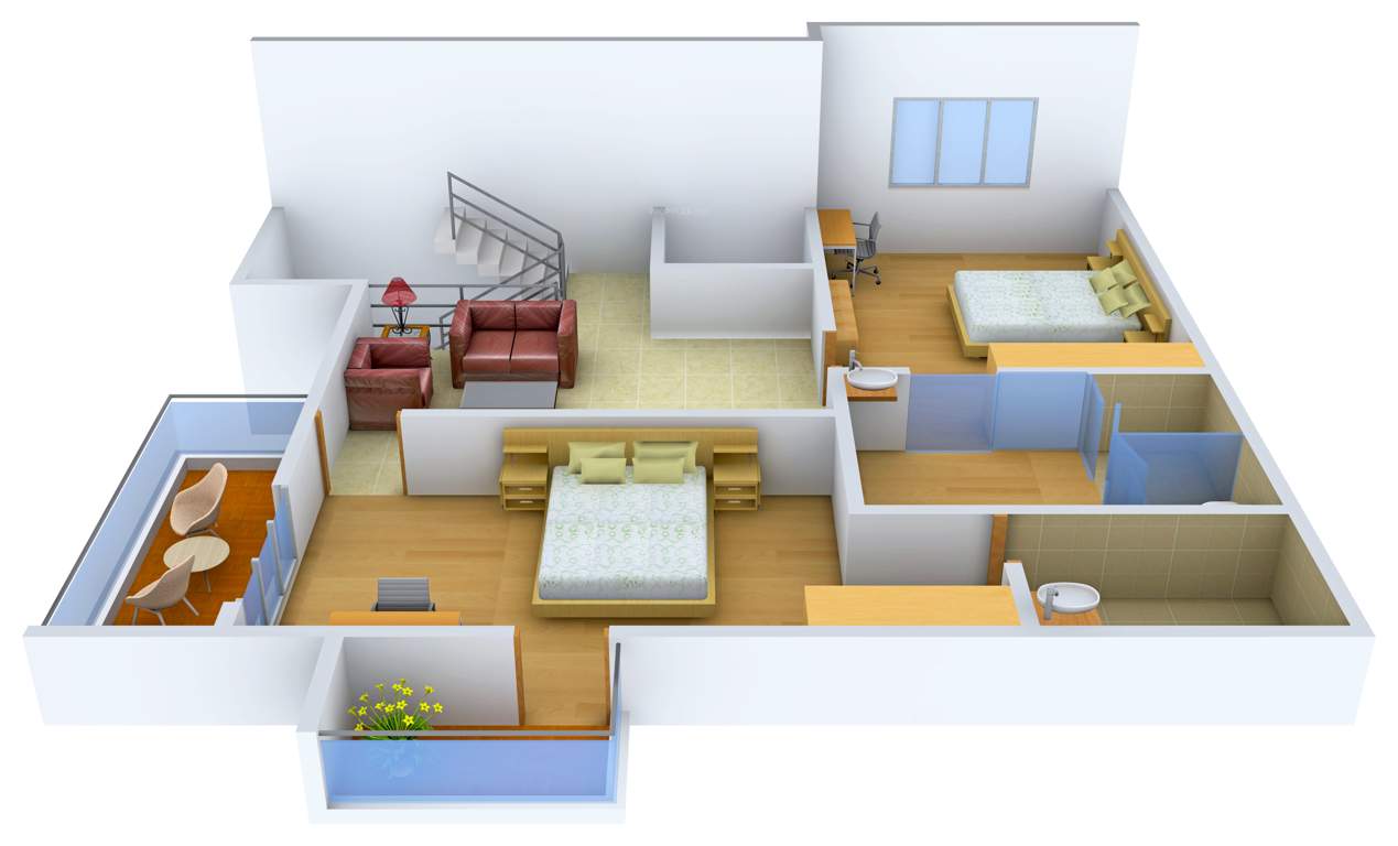 Arham Felicia (4BHK+4T (3,328 sq ft)   Servant Room 3328 sq ft)