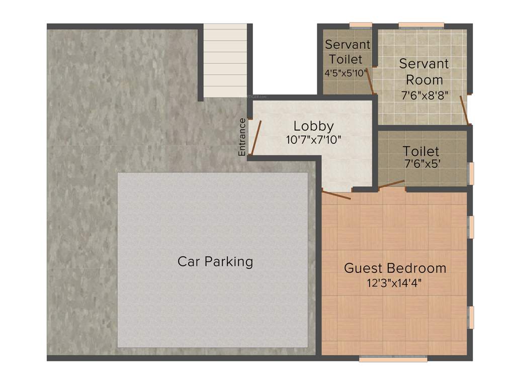 Arham Felicia (4BHK+4T (3,252 sq ft)   Servant Room 3252 sq ft)