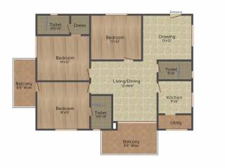 Aditya Capitol Heights (3BHK+3T (2,000 sq ft) 2000 sq ft)