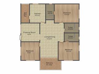 Aditya Capitol Heights (3BHK+3T (2,080 sq ft) 2080 sq ft)