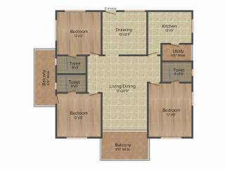 Aditya Capitol Heights (3BHK+3T (2,160 sq ft) 2160 sq ft)