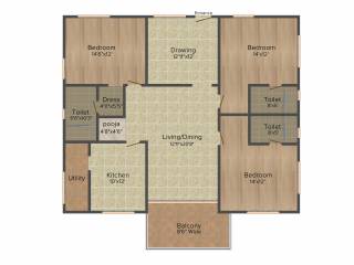 Aditya Capitol Heights (3BHK+3T (2,350 sq ft)   Pooja Room 2350 sq ft)