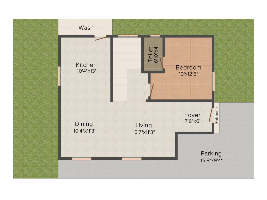 Praneeth Pranav Panorama (3BHK+3T (1,800 sq ft) 1800 sq ft)