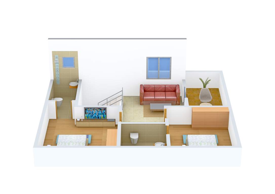 Praneeth Pranav Panorama (3BHK+3T (1,670 sq ft) 1670 sq ft)