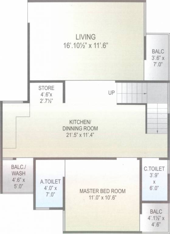 Ashish Omkara Residency (4BHK+5T (2,150 sq ft) 2150 sq ft)