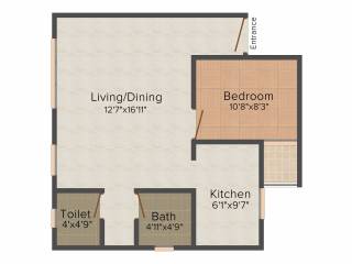 Arun Saindhavi (1BHK+1T (590 sq ft) 590 sq ft)