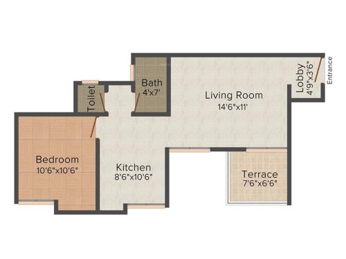 Satyam Oak Vista (1BHK+1T (654 sq ft) 654 sq ft) Satyam Oak Vista (1BHK+1T (654 sq ft) 654 sq ft)