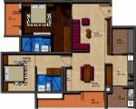 Paramount Siddhartha (2BHK+2T (1,610 sq ft) + Pooja Room 1610 sq ft) Paramount Siddhartha (2BHK+2T (1,610 sq ft) + Pooja Room 1610 sq ft)