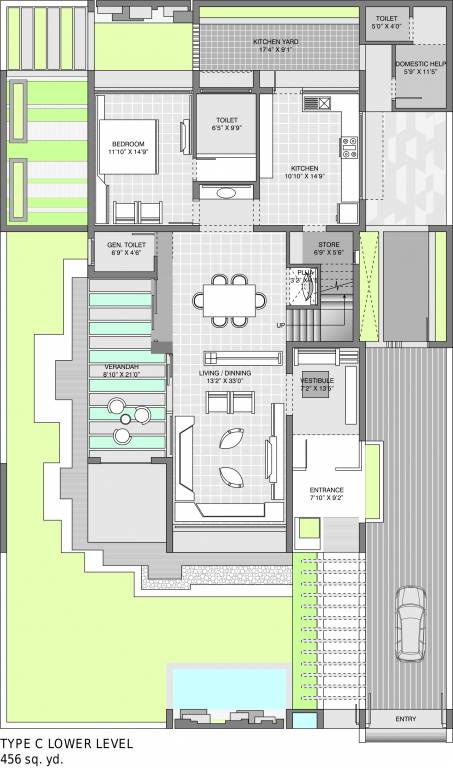 Gala Villa Aqua (4BHK+6T (4,104 sq ft) 4104 sq ft)