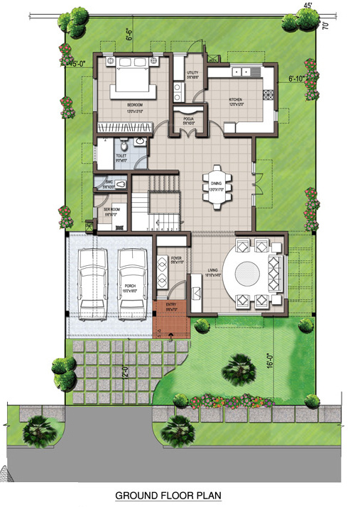 Adarsh Serenity (3BHK+3T (2,930 sq ft) 2930 sq ft)