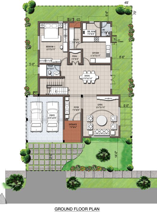 Adarsh Serenity (3BHK+3T (3,032 sq ft) 3032 sq ft)