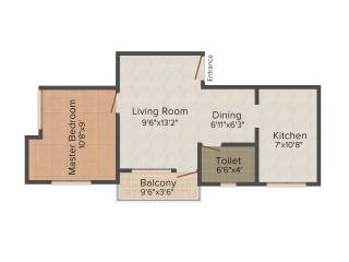 Minnath Amethyst (1BHK+1T (575 sq ft) 575 sq ft) Minnath Amethyst (1BHK+1T (575 sq ft) 575 sq ft)