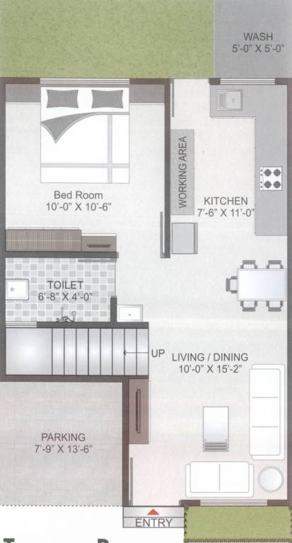 Shree Ganesh Shyamal County Villas (3BHK+3T (1,085 sq ft) + Pooja Room 1085 sq ft)