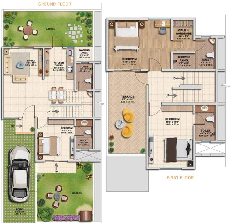  ivy villa Floor Plan Ground Floor Plan