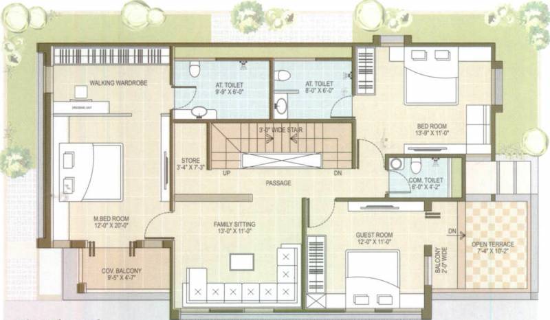 MIghty Radhe Residency (5BHK+5T (2,666 sq ft) 2666 sq ft)