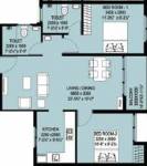 Arun Four Greens (2BHK+2T (930 sq ft) 930 sq ft)