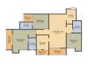 Arun Four Greens (3BHK+3T (1,550 sq ft) 1550 sq ft)