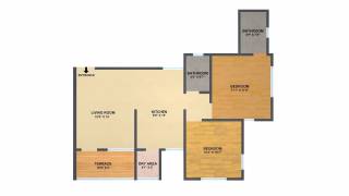 The Construction Verve Residency 2BHK+2T (970 sq ft)
