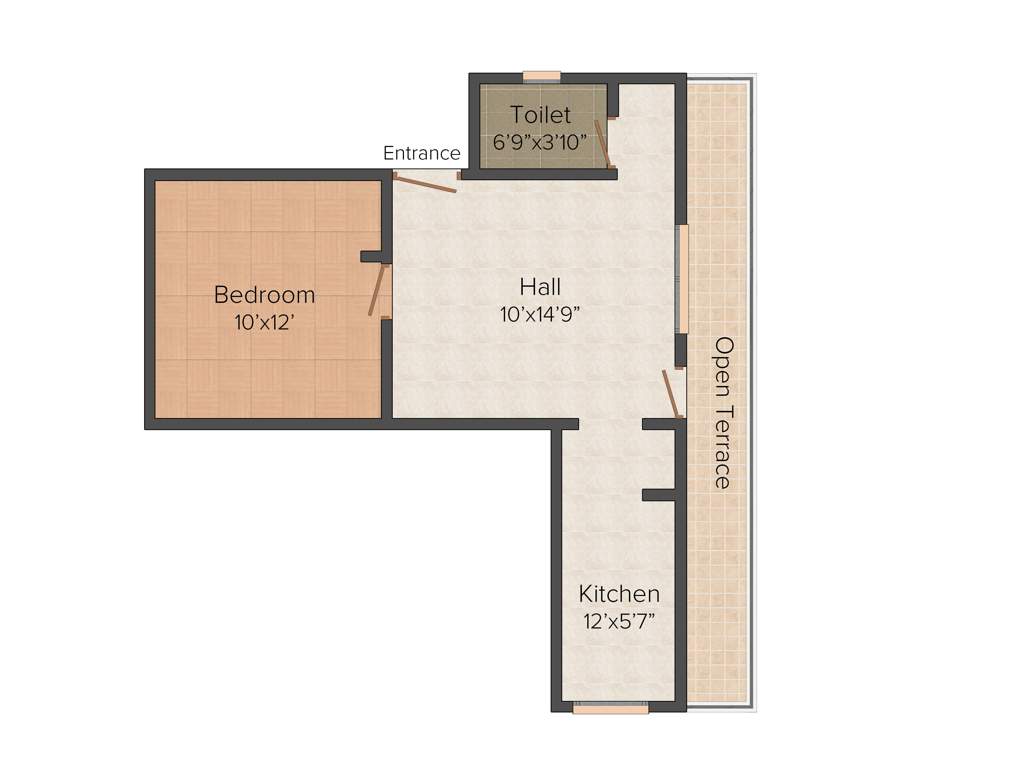 Sarvajith Royal Spring (1BHK+1T (585 sq ft) 585 sq ft)