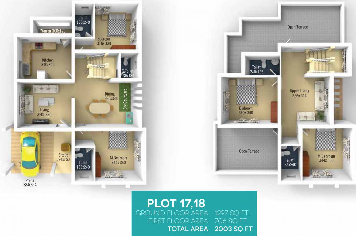 Janatha Courtyard (4BHK+5T (2,003 sq ft) 2003 sq ft)