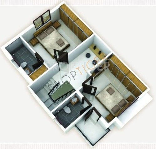 IT Villa Pavilion (3BHK+3T (1,494 sq ft) 1494 sq ft)