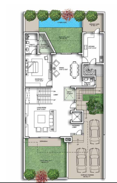  the westerlies Floor Plan Ground Floor Plan