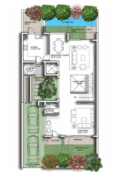  the westerlies Floor Plan Ground Floor Plan