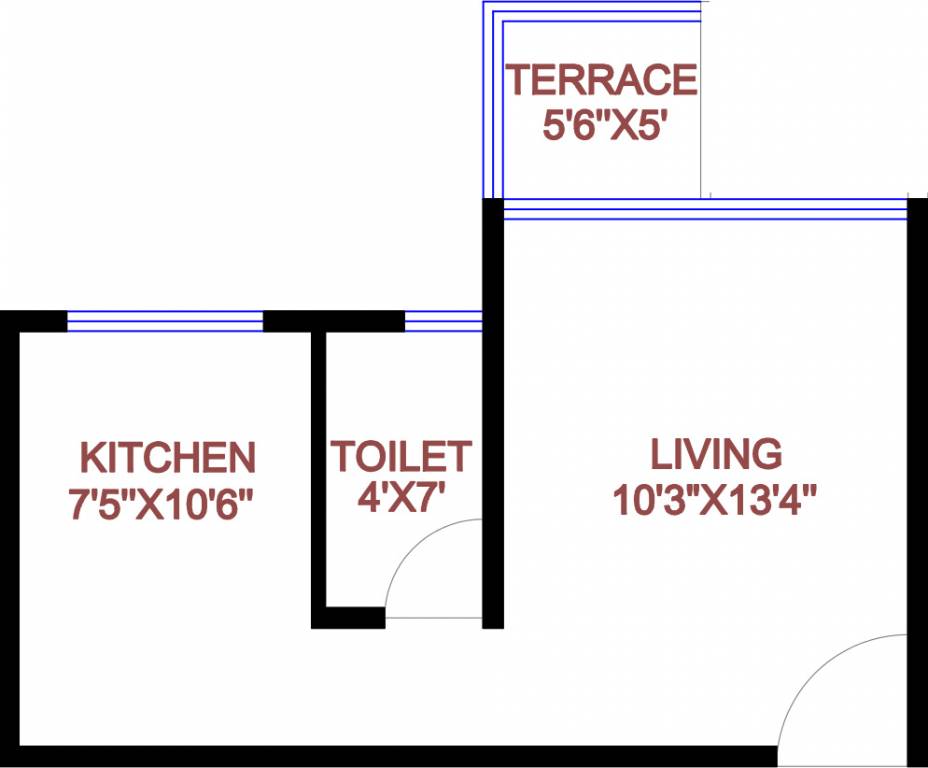 Makwana Bhakti Amrut (1BHK+1T (356 sq ft) 356 sq ft) Makwana Bhakti Amrut (1BHK+1T (356 sq ft) 356 sq ft)