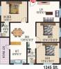 Riteway Apoorva Meadows (3BHK+2T (1,345 sq ft) 1345 sq ft)