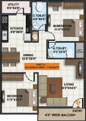  deo-bliss Floor Plan Floor Plan
