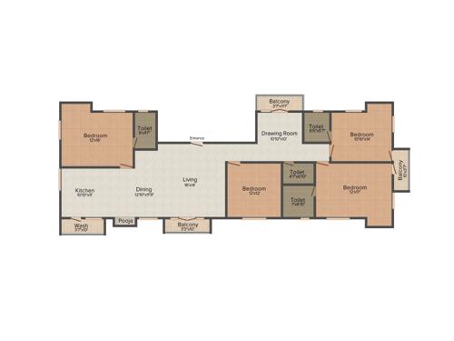 India Nivritti (4BHK+4T (2,258 sq ft) 2258 sq ft)