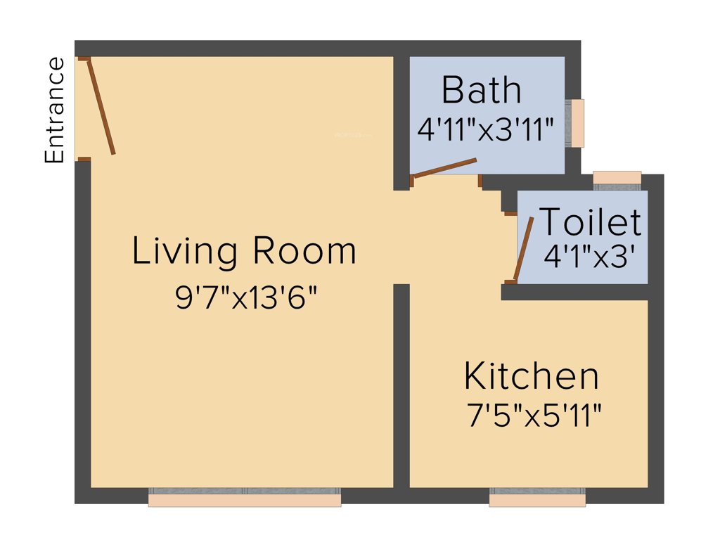 Poddar Navjeevan (1BHK+1T (355 sq ft) 355 sq ft)