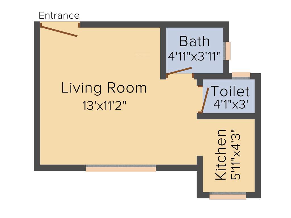 Poddar Navjeevan (1BHK+1T (380 sq ft) 380 sq ft)