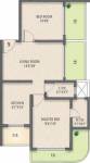Jet Infraventure Sai Residency Floor Plan (2BHK+2T (1,060 sq ft) 1060 sq ft)