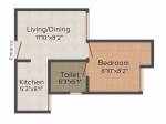 Arun Megha (1BHK+1T (375 sq ft) 375 sq ft) Arun Megha (1BHK+1T (375 sq ft) 375 sq ft)