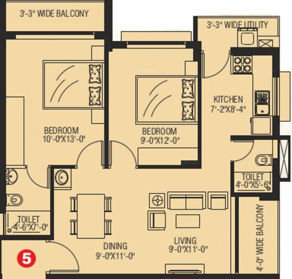 Nidhi Land Safal Homes (2BHK+2T (915 sq ft) 915 sq ft) Nidhi Land Safal Homes (2BHK+2T (915 sq ft) 915 sq ft)