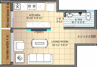 Jet Samarth Residency (1BHK+1T (430 sq ft) 430 sq ft)